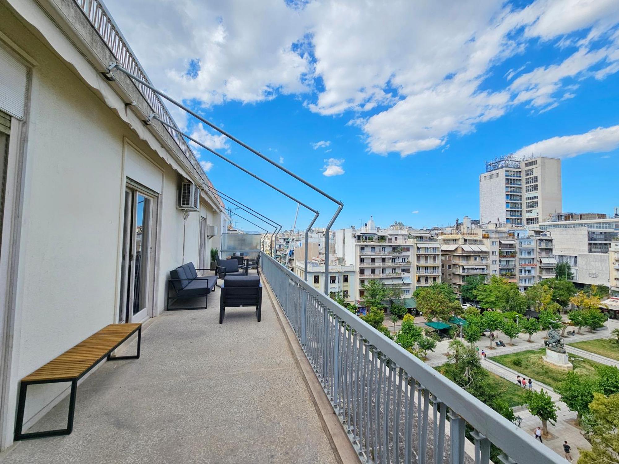 Victoria Capitan Apartments Афины Экстерьер фото