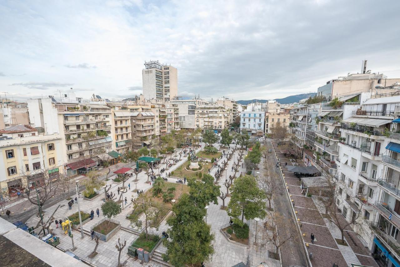 Victoria Capitan Apartments Афины Экстерьер фото